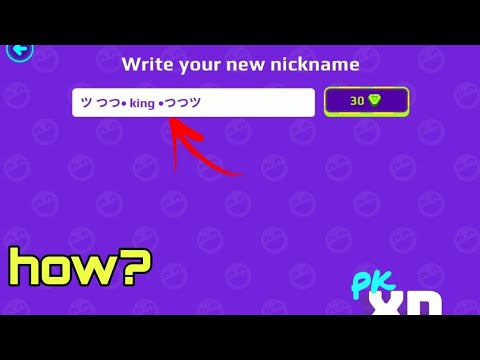 how to change your pk xd name into Japanese style name? [XD KING]