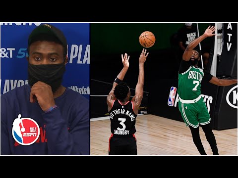 Jaylen Brown calls end of Celtics’ Game 3 loss a disgrace | 2020 NBA Playoffs