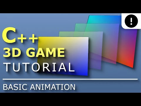 C++ 3D Game Tutorial 9: Creating 3D Engine - Basic Animation
