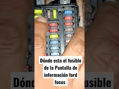 Ford Focus Information Display Fuse