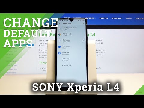 How to Change Default App in SONY Xperia L4 – Default App Settings