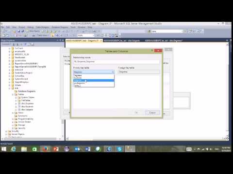 &#x202a;Tuition SQL Server 12# database diagrams  and tables relations&#x202c;&rlm;