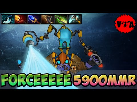 Dota 2 - Forceeeee  Subscriber 5900 MMR Plays Tinker vol #1 - Ranked Match