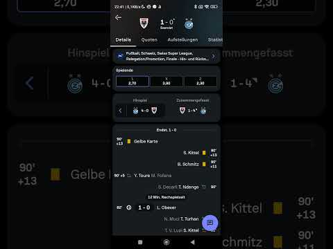 Swiss Super League Relegation Finale Aarau gegen Grasshoppers Club Zürich 1:0