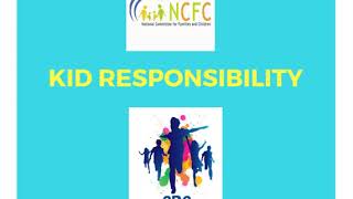 NCFC&#39;s CRC Ambassadors - Kid Responsibility