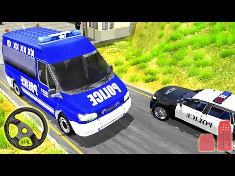 Offroad Police Van Driving - 4x4 Police Bus Simulator 2021 | Android Gameplay