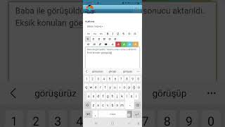 k12net Veli Görüşmesi Girme (Pratik)