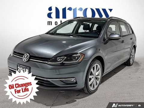 2018 Volkswagen Golf SportWagen Comfortline DSG 4MOTION in Gray for sale at Arrow Motors in Aylmer, ON