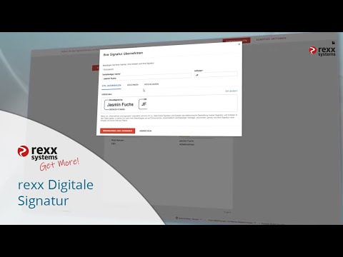 rexx Digitale Signatur