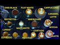 Step By Step Barista Tutorial For Beginners 14 COFFES Cappuccino Vs Latte Vs Flat White Vs Cortado