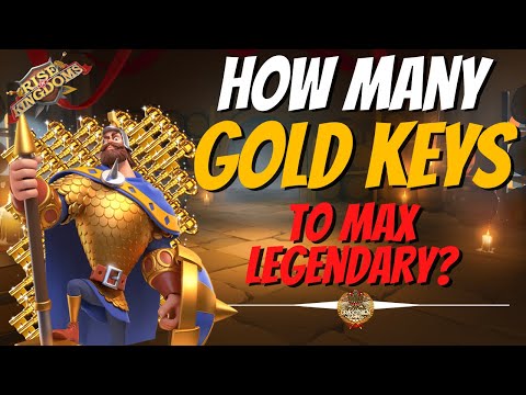 HOW MANY GOLD KEYS NEEDED TO MAX GOLD CHEST COMMANDER FROM 0? - 1179 keys opened!