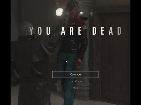 Resident Evil 2 - Mr X Smashes Leon's face