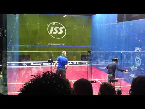 ISS Canary Wharf Squash Classic Round 1 - Willstrop vs Sharpes 1.MOV