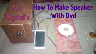 How to make speaker using CDs flat *