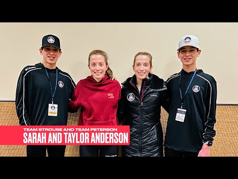SARAH AND TAYLOR ANDERSON: 2025 MEN'S and WOMEN'S NATIONAL CURLING CHAMPIONSHIPS - DULUTH, MN