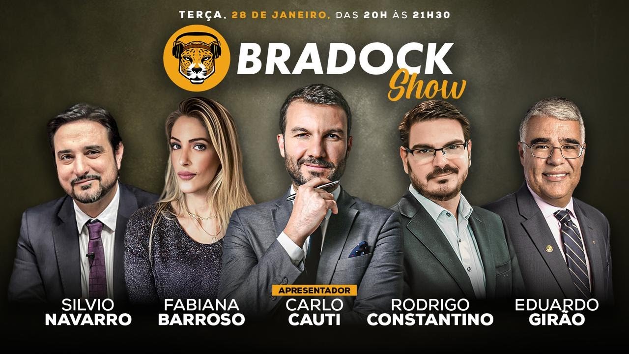Bradock Show 28/01/25 - Carlo Cauti, Constantino, Fabiana Barroso, Silvio Navarro e Eduardo Girão