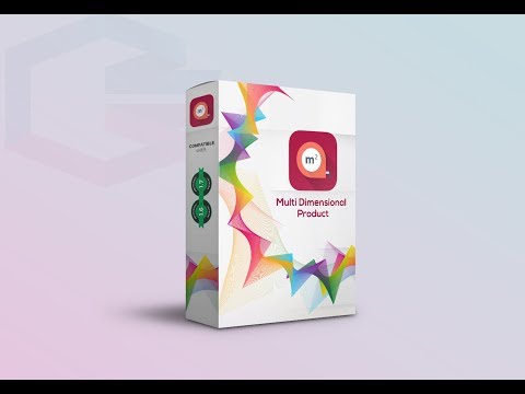 Multi Dimensional Product - Area, Weight, Volume, etc - Prestashop module