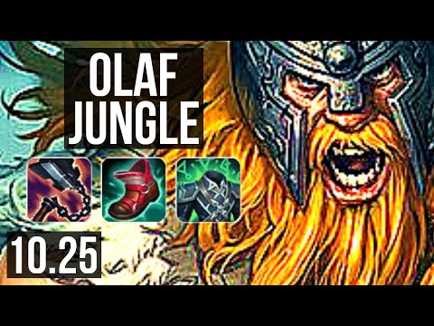 OLAF vs AATROX (JUNGLE) | Rank 4 Olaf, 6/1/6 | EUW Challenger | v10.25