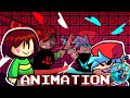 Chara Vs BF Knife Fight Friday Night Funkin Animation