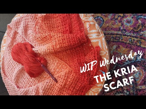 WIP Wednesday 8/24: the Kria Shawl