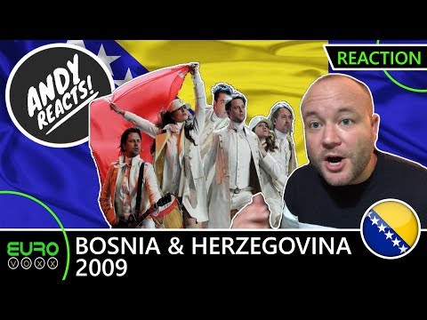 ANDY REACTS! BOSNIA AND HERZEGOVINA EUROVISION 2009 REACTION!