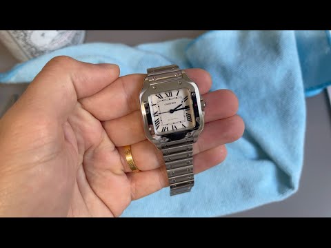 Cartier Santos - removing scratches
