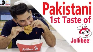 Pakistani Trying Jollibee Chicken Joy (With Jolly Spaghetti Plus Coffee) for the 1st Time in Dubai