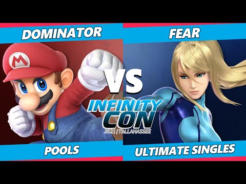 Infinity Con 2021 - Dominator (Mario) Vs. Fear (ZSS) SSBU Ultimate Tournament