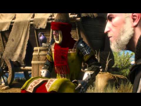 The Witcher 3: Geralt exposes a Nilfgaardian spy