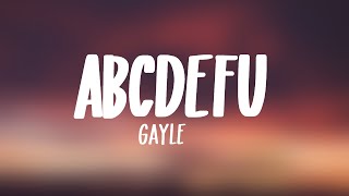 GAYLE - abcdefu (Lyrics)