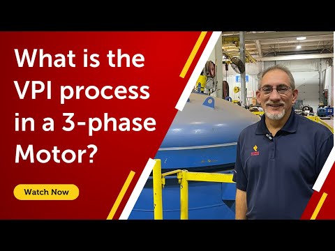 What is the VPI Process in a 3-Phase Motor?
