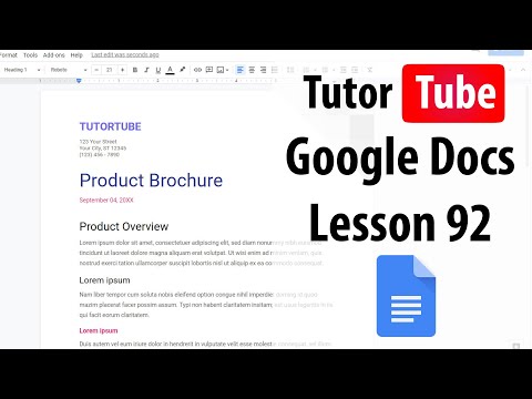 Google Docs Tutorial Lesson 1 Accessing Google Docs with your Google Account