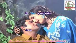 tere hothon ke do phool Hindi karaoke for Male - YouTube