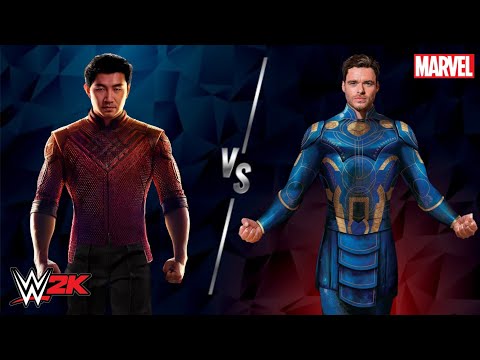 Shang Chi Vs Ikaris Eternals (New MARVEL Superheroes Fight) // WWE2K Gameplay 1080p Full HD