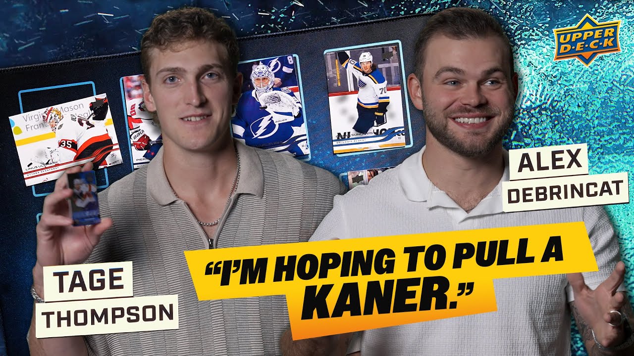 Who Did They Pull? Tage Thompson & DeBrincat Break Packs | All-Star Breaks S2