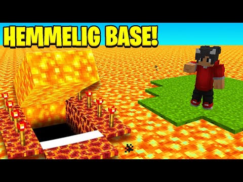 Jeg Finder En Hemmelig LAVA Base I Minecraft!