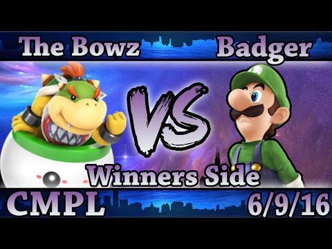 CMPL 5 - The Bowz (Little Mac, Bowser Jr.) Vs Badger (Luigi, Duck hunt) Smash Wii U Winners Side