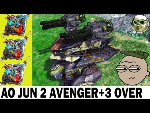 AO JUN 2 AVENGER  MK2 + 3 OVERDRIVE UNIT 6LVL WAR ROBOTS YANG LEE + 102.5% damage