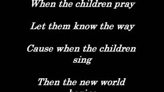 Seventh Day Slumber - When The Children Cry [Lyrics]