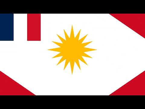 歴史的なシリア国旗のアニメーション