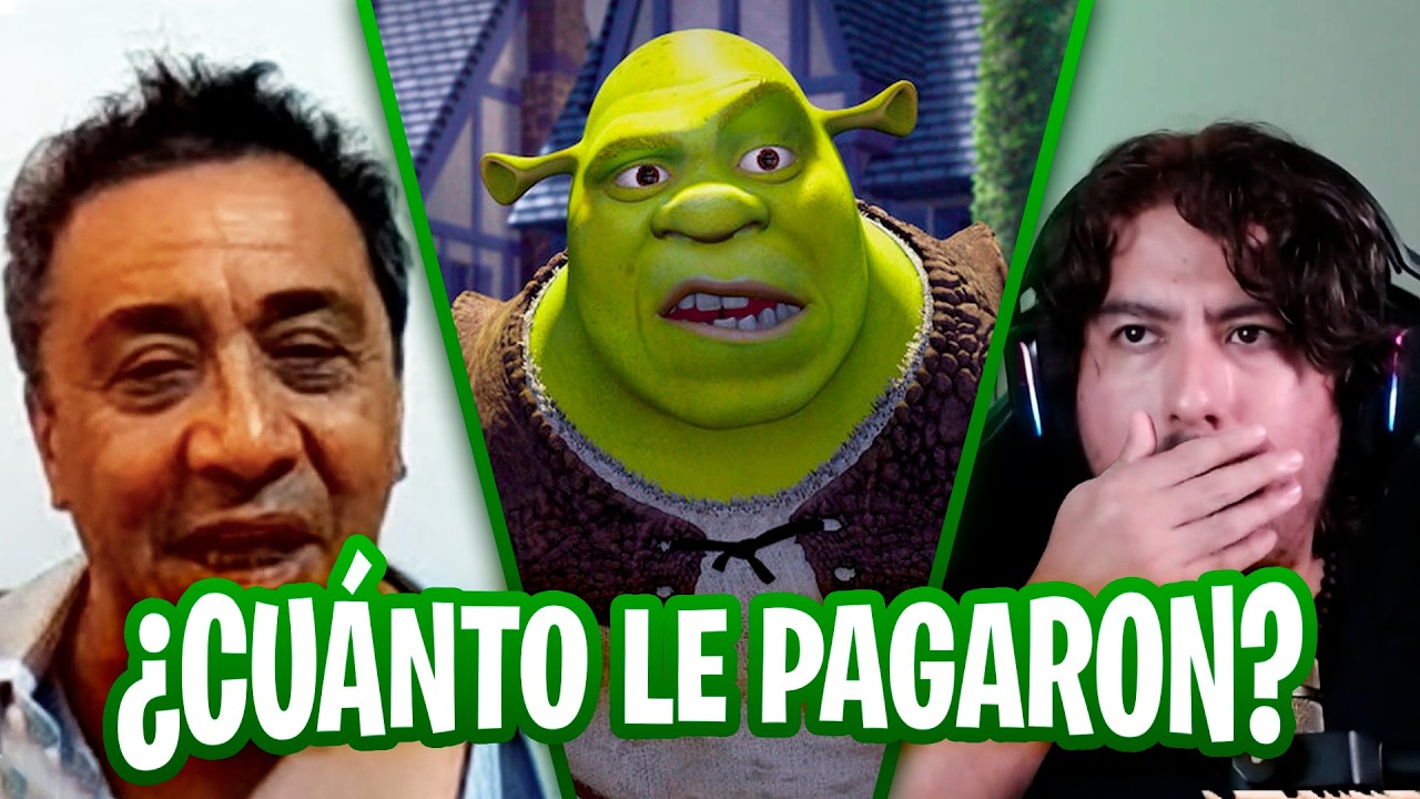 ¿Cuánto cobró Alfonso Obregón por Shrek 1, 2 y 3?