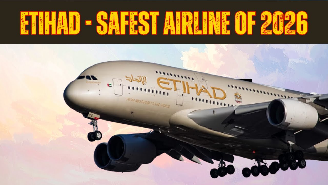 Etihad Airways Crowned World's Safest Airline for 2026 by AirlineRatings.com
