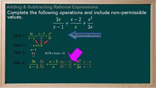 _WCLN - Math - Adding & Subtracting Rational Expressions