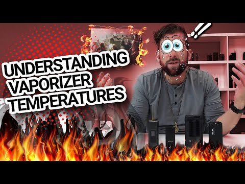 Part of a video titled What are the Best Temperatures for Vaporizing? - YouTube