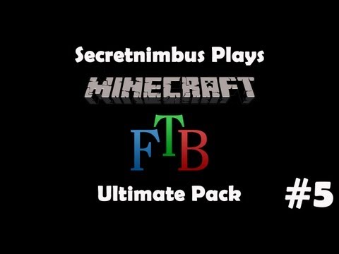 Let's Play Minecraft Feed the Beast Ultimate #5 - Quarry