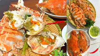 Ghẹ Hấp Sả thơm ngọt và Công Thức làm Muối Ớt Xanh chấm Hải sản siêu dính siêu cuốn