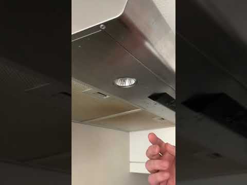 Easy Trick To Remove A Light Bulb From A Range Hood