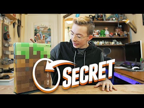 I found a SECRET on the Minecraft XBOX!! (Limited Edition)