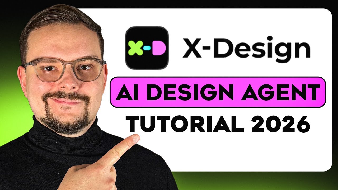 X-Design Tutorial - 2026 | How to Use Design AI Agent for Branding | Can AI Replace a Designer?