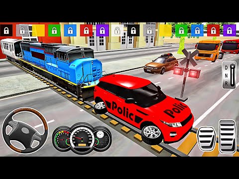 SUV Police Car Driving Simulator 2020 - City Heavy Cars Traffic Drive - Best Android Gameplay #5